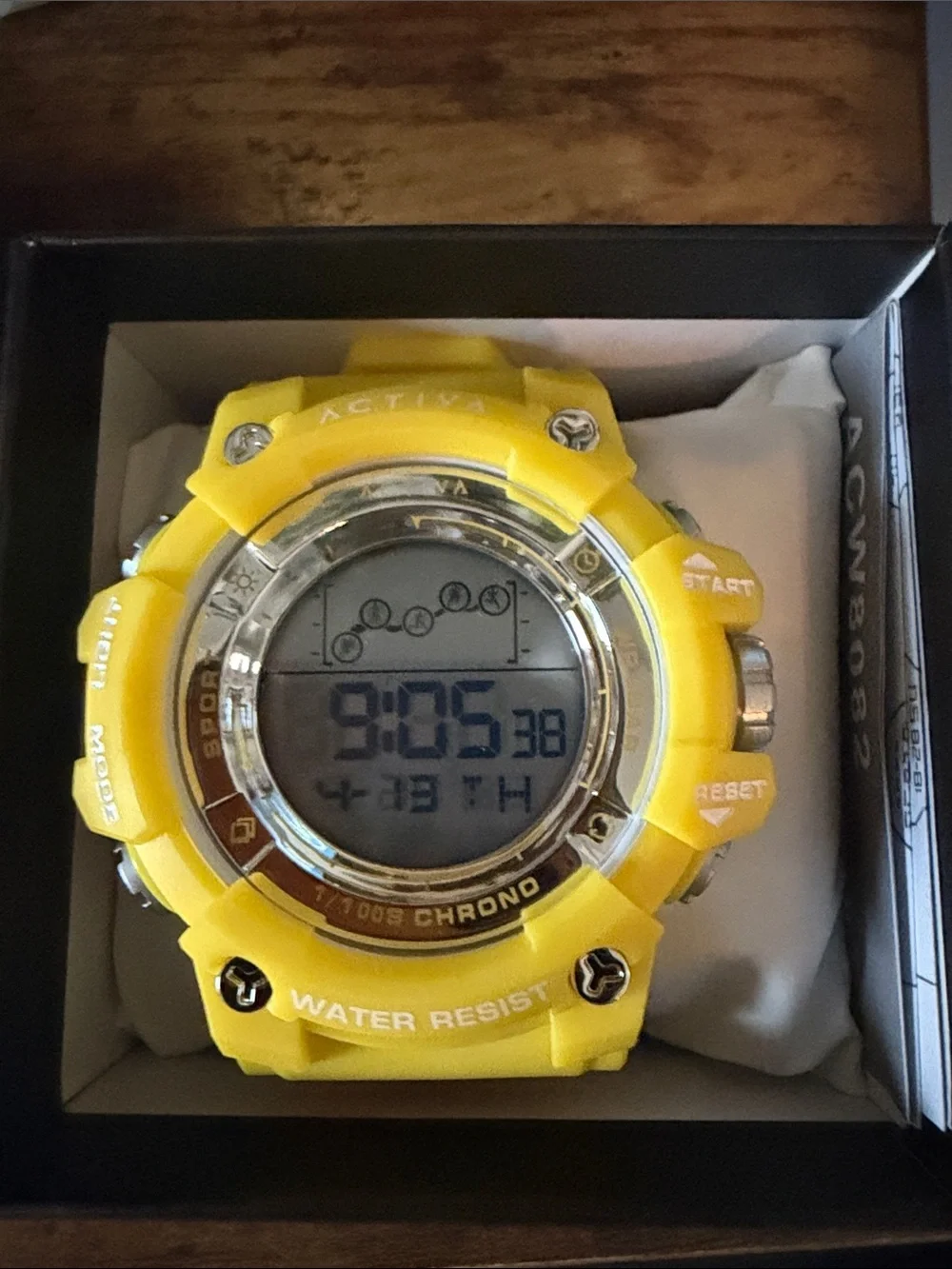 Ativa Yellow Digital Chronograph Sport Watch